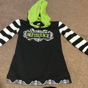 Beetlejuice hooded dress extra small